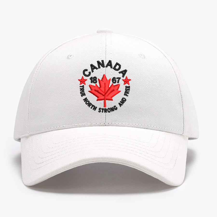 Embroidered Canada True North  - Baseball Cap Structured review and price