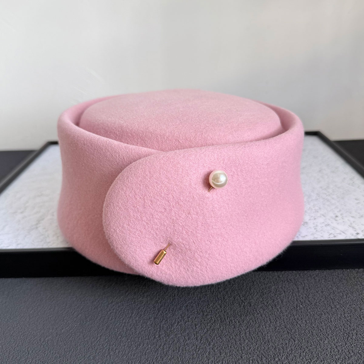 Fall Winter New 100% Pink Blac - Beret French Wool review and price
