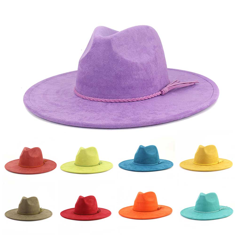 Vegan Suede Hat Teardrop shape - Fedora Hat Wool review and price